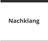 Nachklang